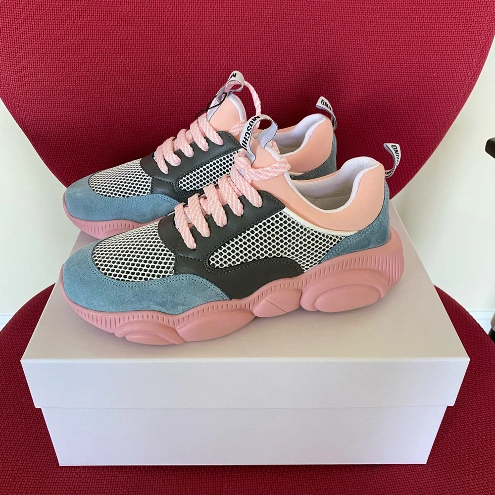 Moschino Teddy Sneakers in size 37–7 US . - Picture 3 of 7